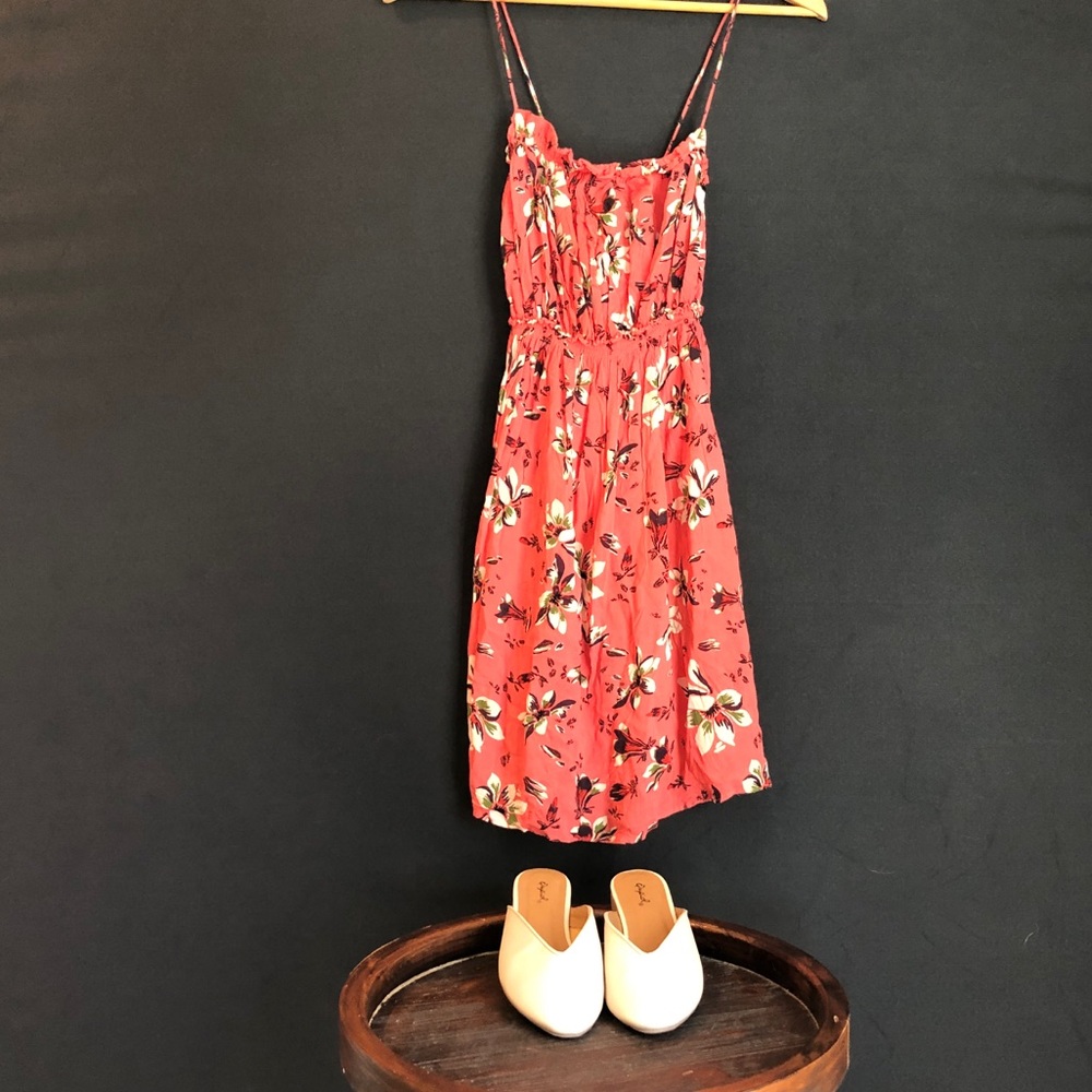 Adorable floral free people slip dress!
